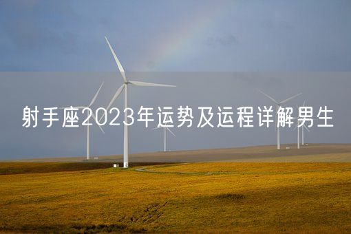 射手座2023年运势及运程详解男生(图1)