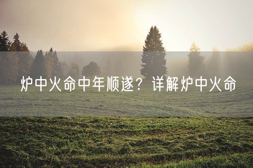 炉中火命中年顺遂？详解炉中火命(图1)