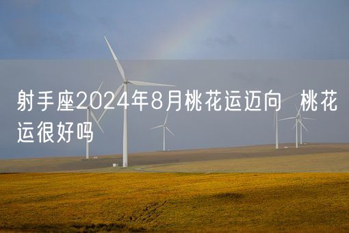 射手座2024年8月桃花运迈向  桃花运很好吗(图1)