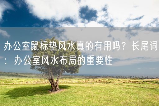 办公室鼠标垫风水真的有用吗？长尾词：办公室风水布局的重要性(图1)