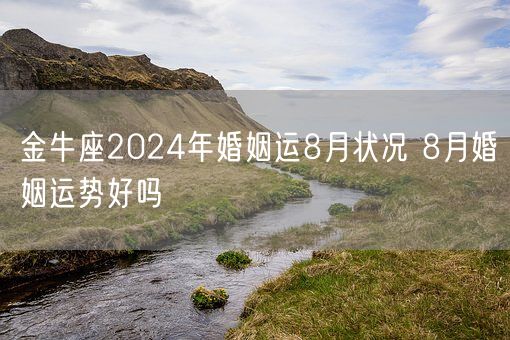 金牛座2024年婚姻运8月状况 8月婚姻运势好吗(图1)