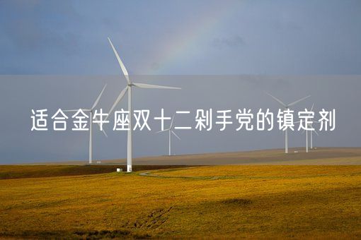 适合金牛座双十二剁手党的镇定剂(图1)