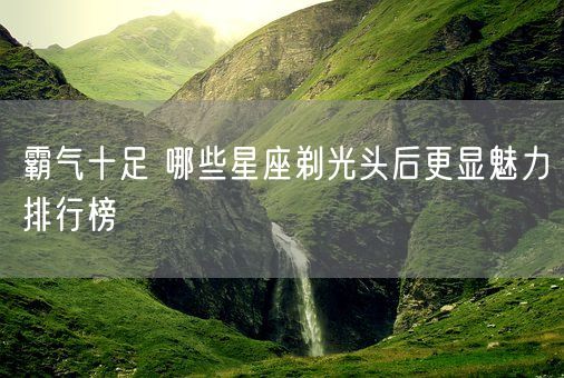 霸气十足 哪些星座剃光头后更显魅力排行榜(图1)