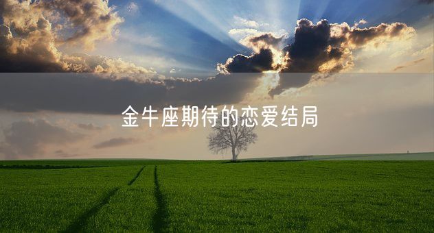 金牛座期待的恋爱结局(图1)