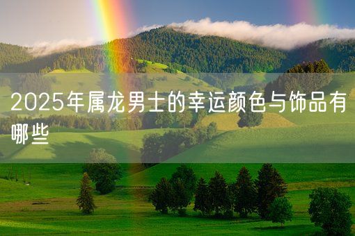 2025年属龙男士的幸运颜色与饰品有哪些(图1)