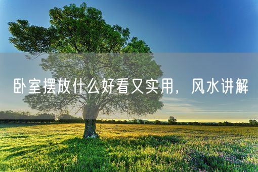 卧室摆放什么好看又实用，风水讲解(图1)