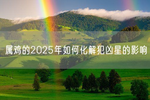 属鸡的2025年如何化解犯凶星的影响(图1)