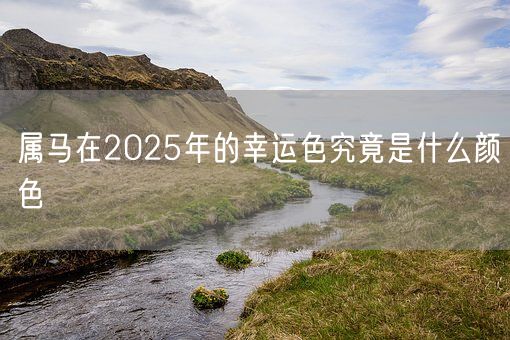 属马在2025年的幸运色究竟是什么颜色(图1)