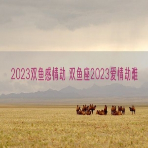 2023双鱼感情劫 双鱼座2023爱情劫难