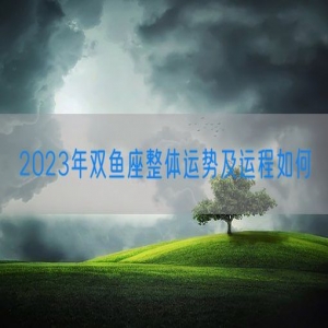 2023年双鱼座整体运势及运程如何