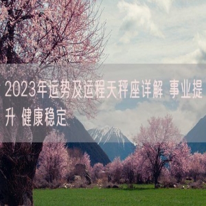 2023年运势及运程天秤座详解 事业提升 健康稳定