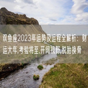 双鱼座2023年运势及运程全解析：财运大年,考验将至,开阔视野,脱胎换骨