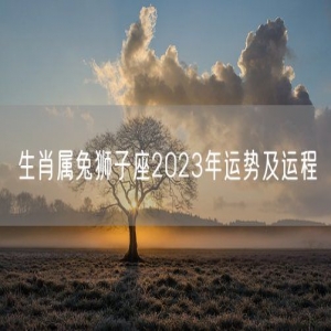 生肖属兔狮子座2023年运势及运程