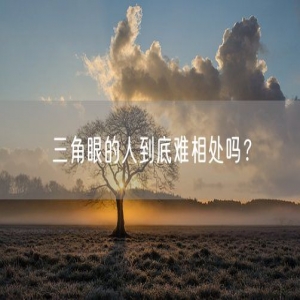 三角眼的人到底难相处吗？