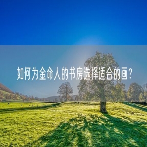 如何为金命人的书房选择适合的画？