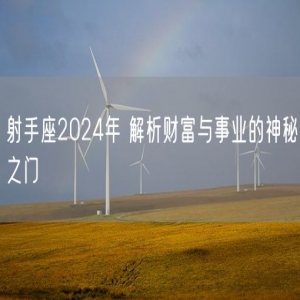 射手座2024年 解析财富与事业的神秘之门