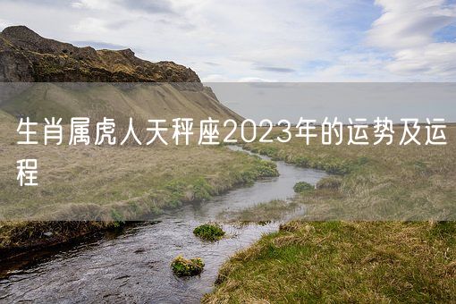 生肖属虎人天秤座2023年的运势及运程(图1)