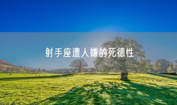 射手座遭人嫌的死德性(图1)