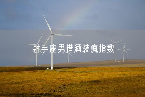 射手座男借酒装疯指数(图1)
