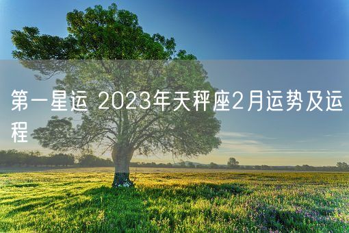 第一星运 2023年天秤座2月运势及运程(图1)