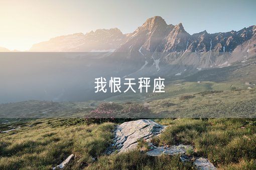 我恨天秤座(图1)