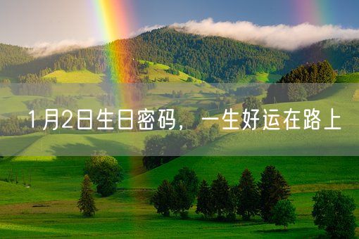 1月2日生日密码，一生好运在路上(图1)