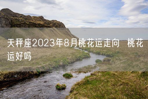 天秤座2023年8月桃花运走向  桃花运好吗(图1)