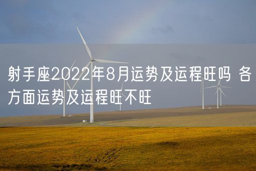 射手座2022年8月运势及运程旺吗 各方面运势及运程旺不旺(图1)
