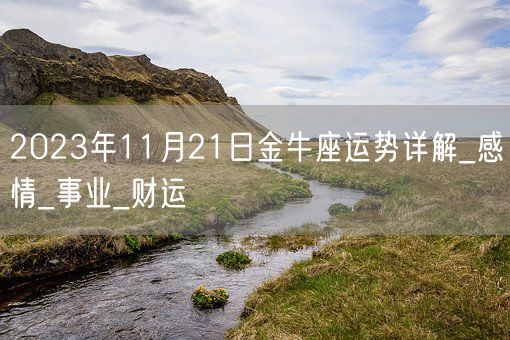 2023年11月21日金牛座运势详解_感情_事业_财运(图1)
