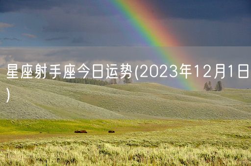 星座射手座今日运势(2023年12月1日) (图1)