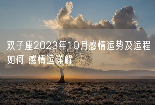 双鱼座2023年提运指南10月情况 水瓶座10月如何提升运势及运程(图1)