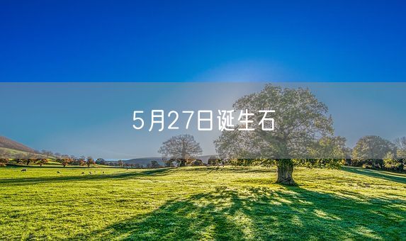 5月27日诞生石(图1)