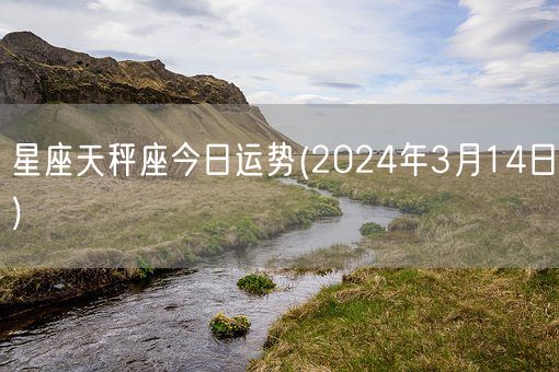 星座天秤座今日运势(2024年3月14日) (图1)