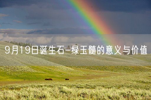 9月19日诞生石-绿玉髓的意义与价值(图1)