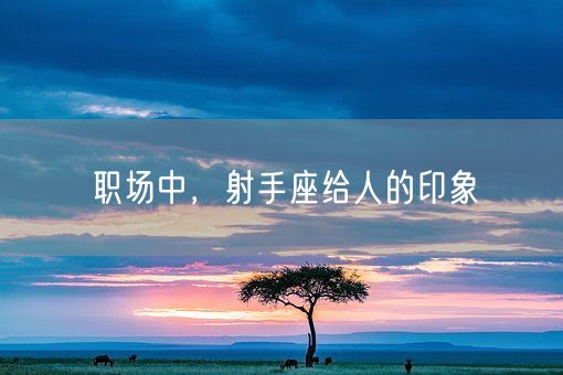职场中，射手座给人的印象(图1)