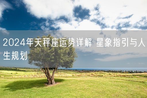 2024年天秤座运势详解 星象指引与人生规划(图1)
