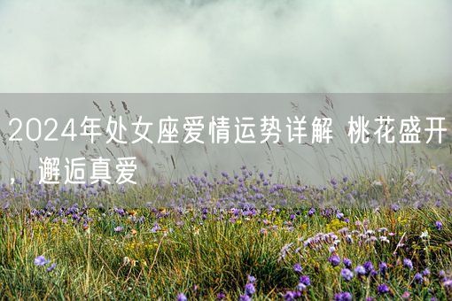 2024年处女座爱情运势详解 桃花盛开，邂逅真爱(图1)