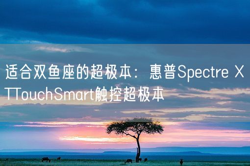 适合双鱼座的超极本：惠普Spectre XTTouchSmart触控超极本(图1)