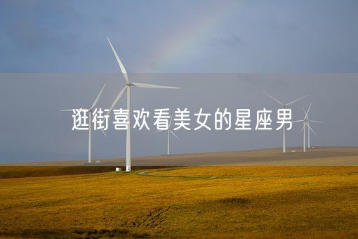 逛街喜欢看美女的星座男(图1)