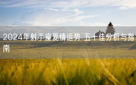 2024年射手座爱情运势 五十佳分析与指南(图1)