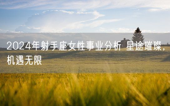 2024年射手座女性事业分析 星途璀璨，机遇无限(图1)