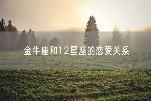 金牛座和12星座的恋爱关系(图1)