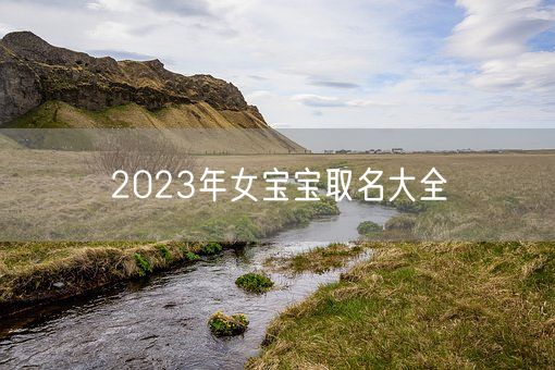 2023年女宝宝取名大全(图1)