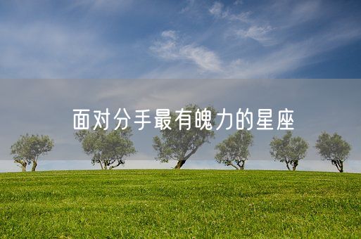 面对分手最有魄力的星座(图1)