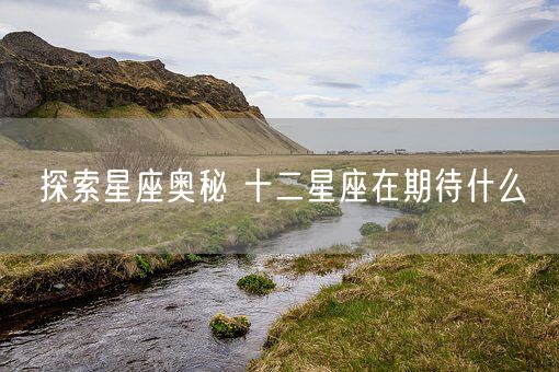 探索星座奥秘 十二星座在期待什么(图1)