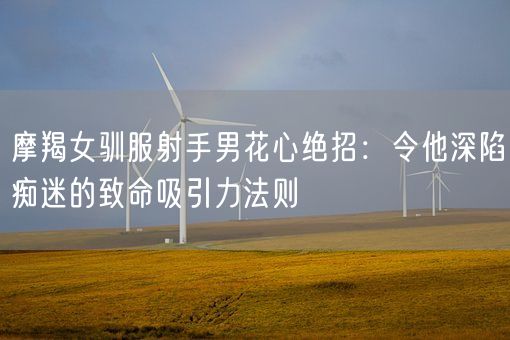 摩羯女驯服射手男花心绝招：令他深陷痴迷的致命吸引力法则(图1)