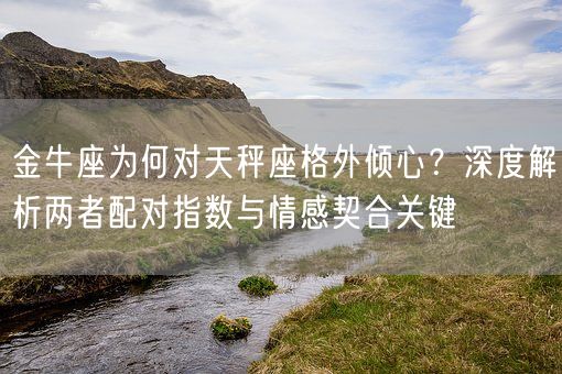 金牛座为何对天秤座格外倾心？深度解析两者配对指数与情感契合关键(图1)