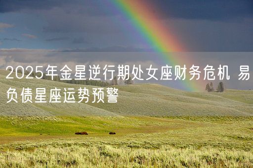 2025年金星逆行期处女座财务危机 易负债星座运势预警(图1)
