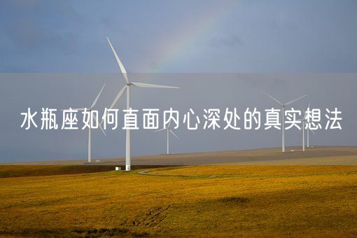 水瓶座如何直面内心深处的真实想法(图1)
