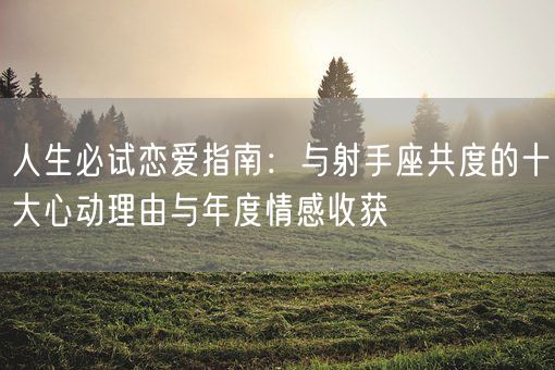 人生必试恋爱指南：与射手座共度的十大心动理由与年度情感收获(图1)